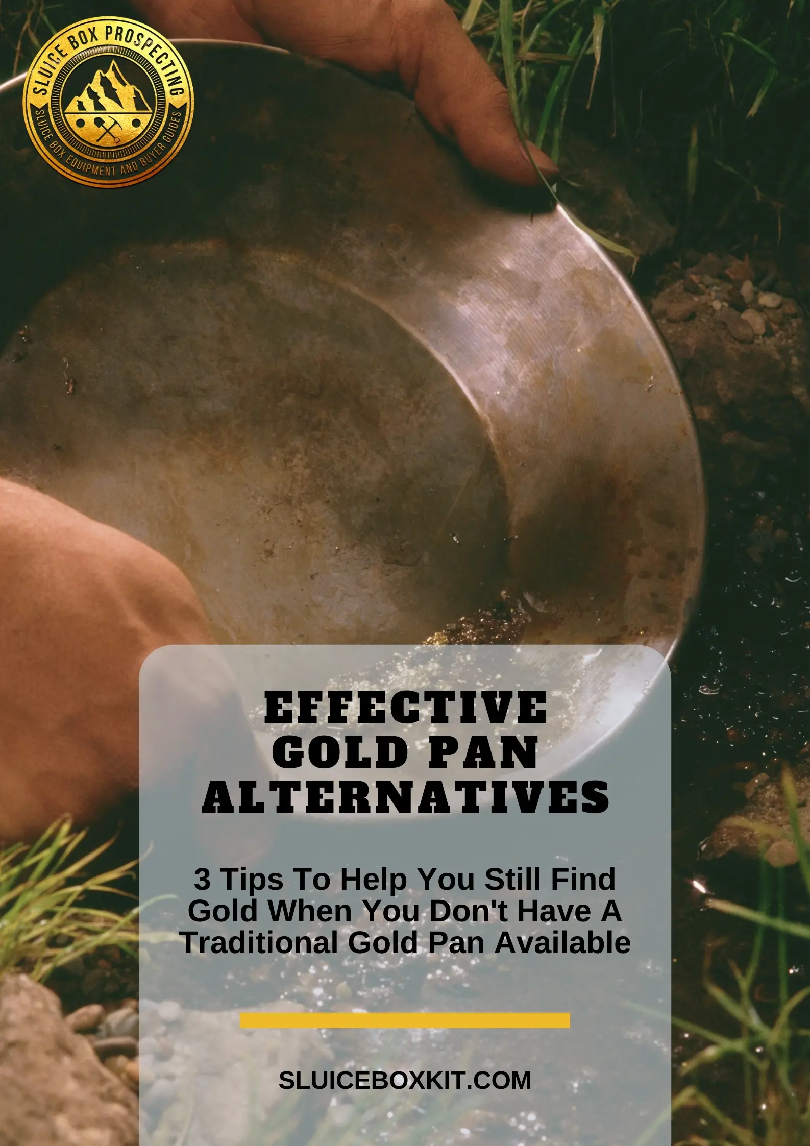 gold pan alternatives