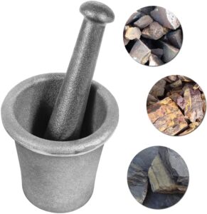 Cast Iron Miners Mortar and Pestle for Ore and Rock Samples