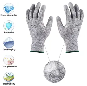 cut resistant metal detecting gloves