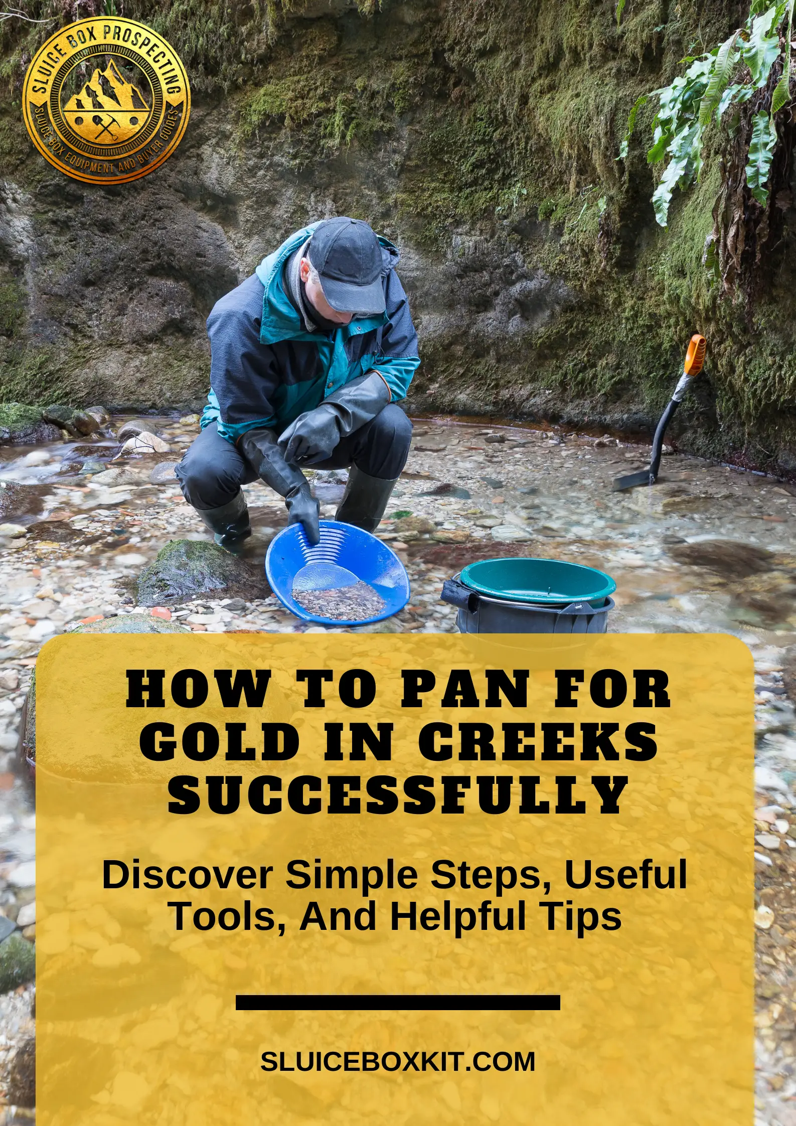 how to pan for gold in creeks