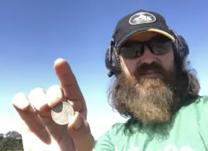 Jase Robertson 1853 silver quarter